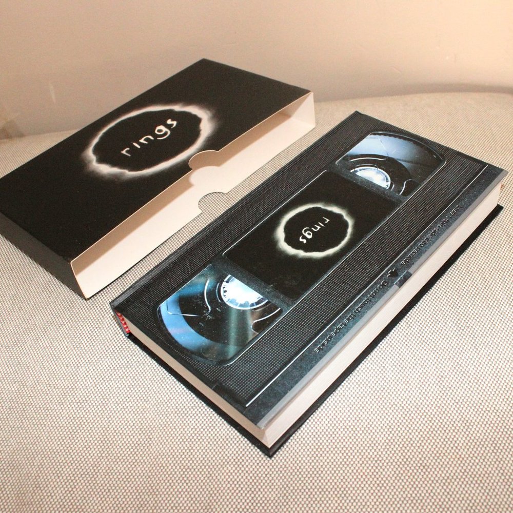 3/$21❤️RINGS movie memorabilia blank ruled notebook looks like cassette tape VHS